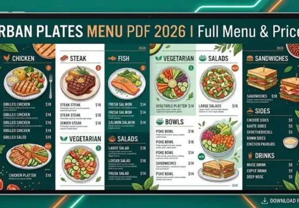Urban Plates Menu PDF 2026 I Full Menu & Prices