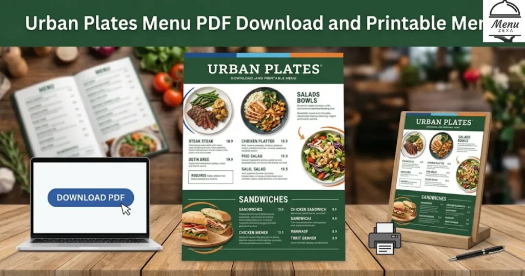 Urban Plates Menu PDF Download and Printable Menu