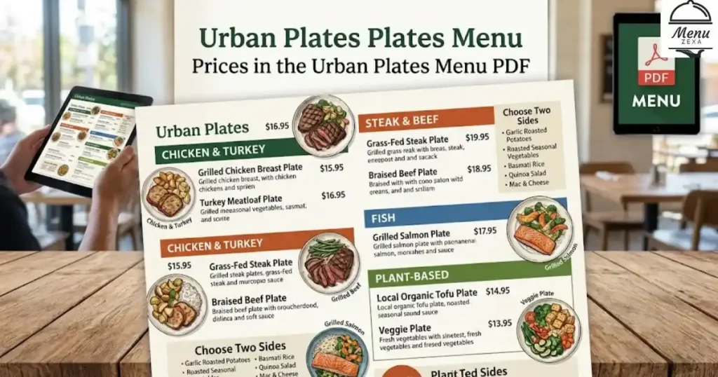 Urban Plates Plates Menu Prices in the Urban Plates Menu PDF