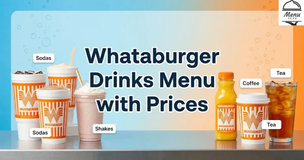 Whataburger Drinks Menu with Prices