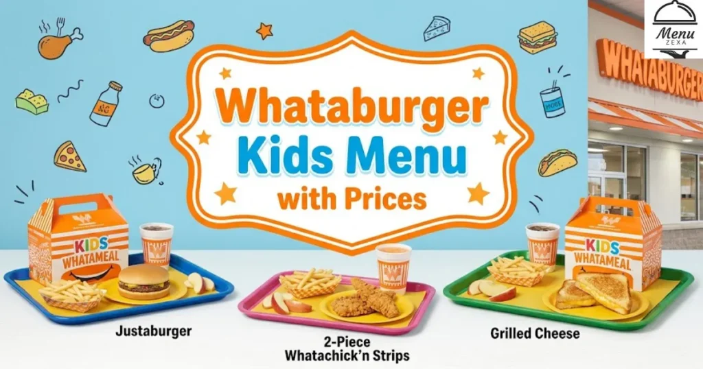 Whataburger Kids Menu with Prices